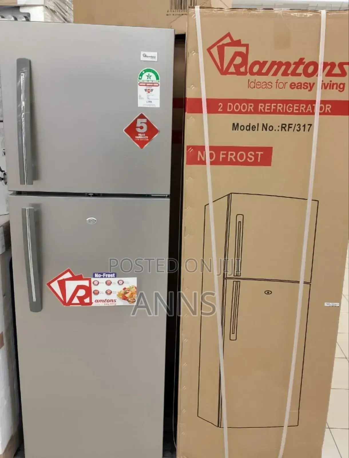 Ramtons 243 Litres RF/317 No Frost Refrigerator