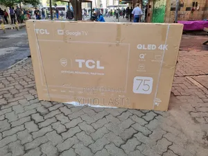 TCL 75 Inch 75c755 Qd-Mini Led HDR Google Tv