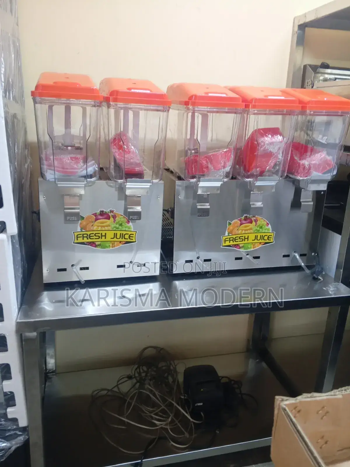 Three Taps Juice Dispenser
