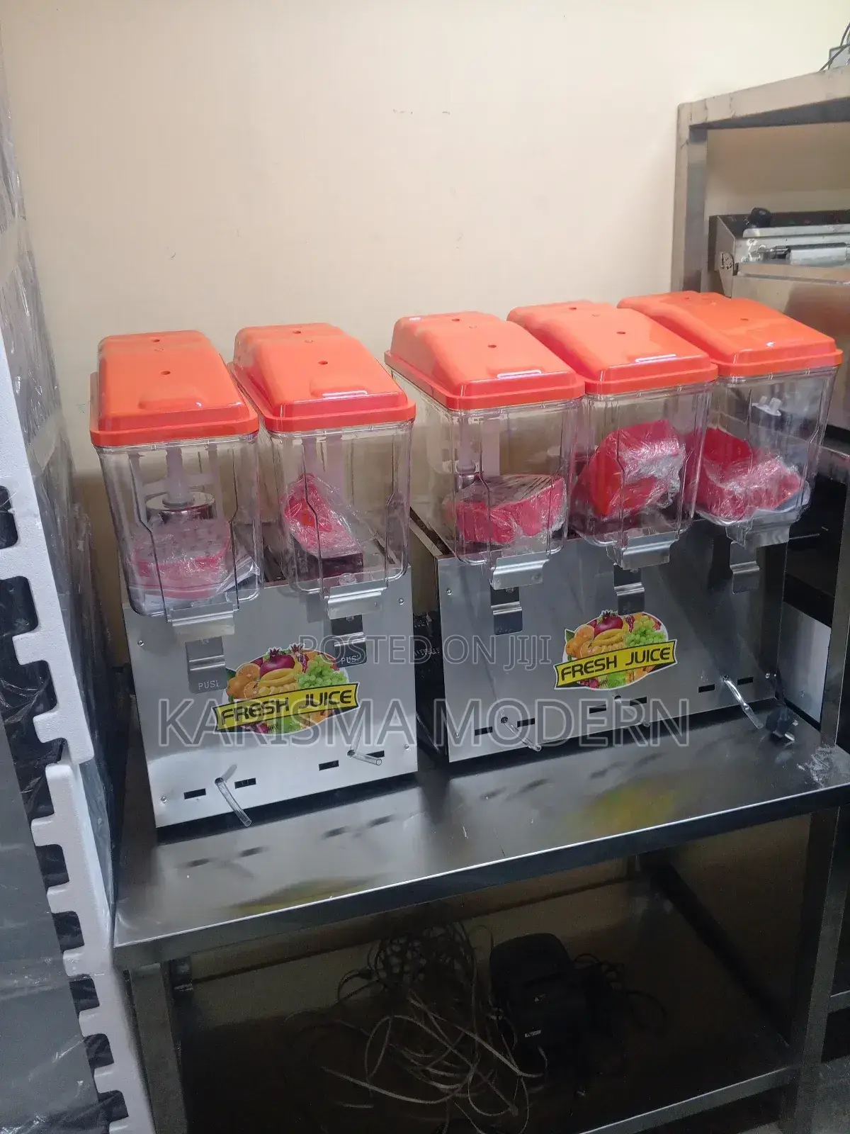 Three Taps Juice Dispenser