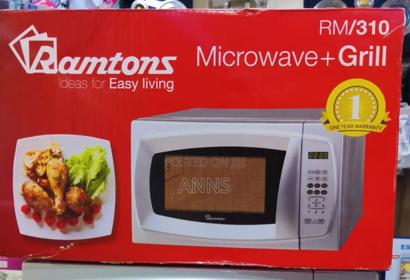 Ramtons 20L RM/ 310 Microwave With Grill