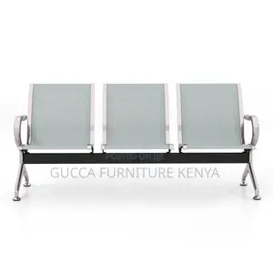 Benches:3-Seat Waiting Room Bench With Ergonomic Backrest