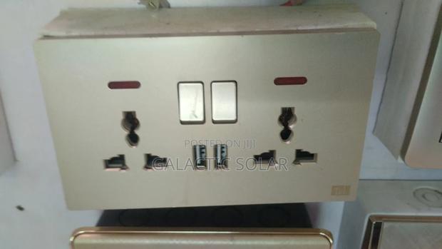 Twin Sockets With Usb