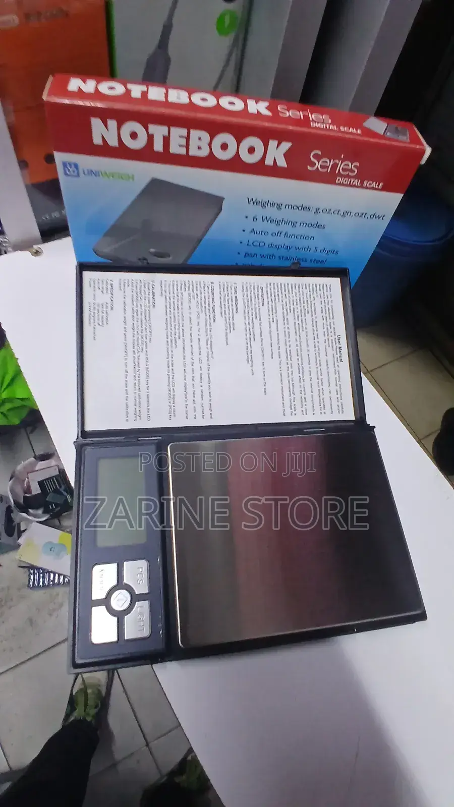 Gold Weighing Scale 0.01g - 500g Notebook Series - Jewellery
