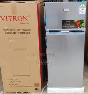 Vitron 128litres Double Door Silver Fridge
