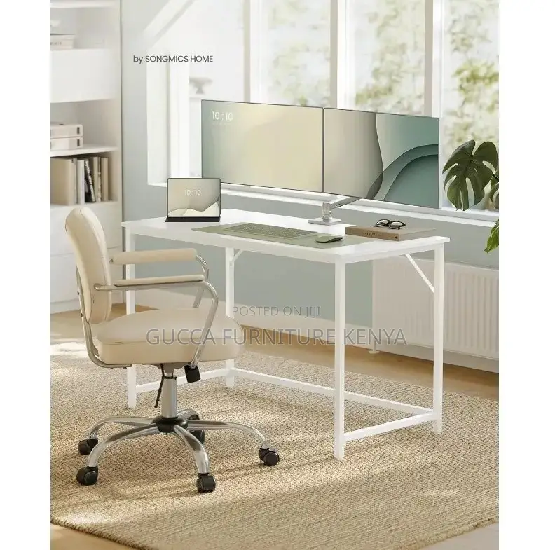 Clerical Desking: Modern Metal Framed Office Computer Desk