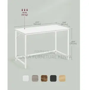Clerical Desking: Modern Metal Framed Office Computer Desk