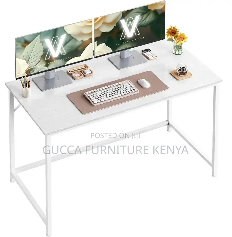 Clerical Desking: Modern Metal Framed Office Computer Desk