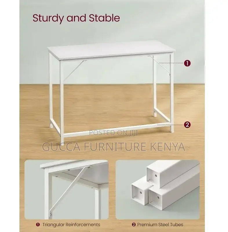 Clerical Desking: Modern Metal Framed Office Computer Desk