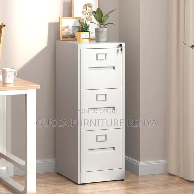 Cabinets:Heavy Duty Vertical 3 Drawer Metal File Cabinet