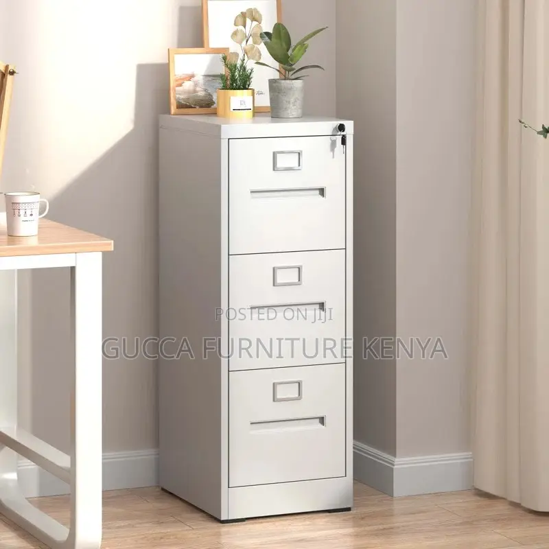 Cabinets:Heavy Duty Vertical 3 Drawer Metal File Cabinet