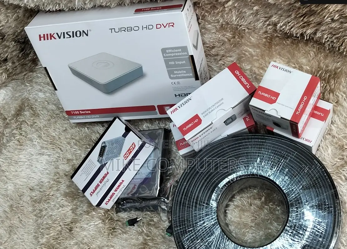4 Cameras Full Set Hikvsion Complete