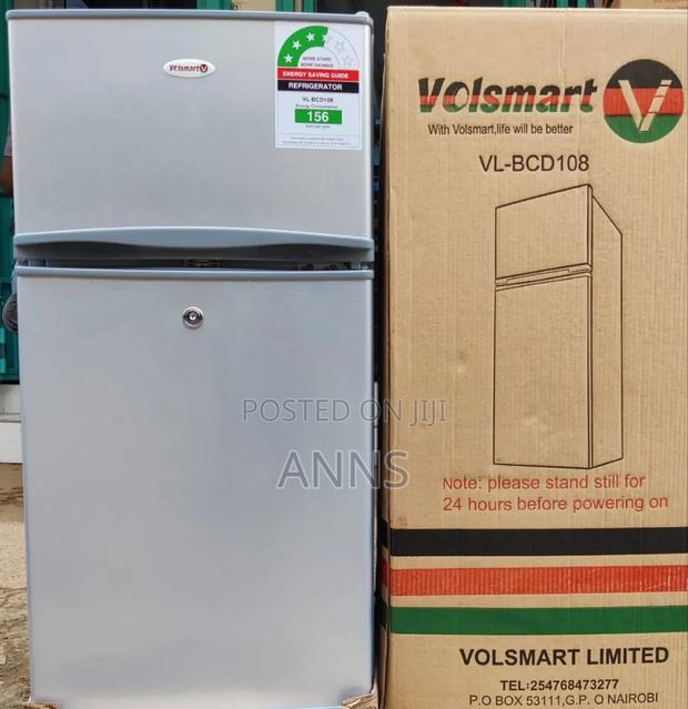 Volsmart 108litres Double Door Fridge