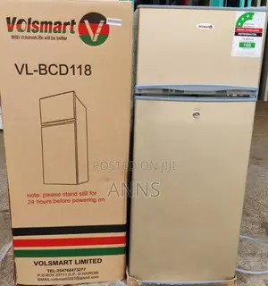 Volsmart 118litres VL- BCD118 Double Door Refrigerator
