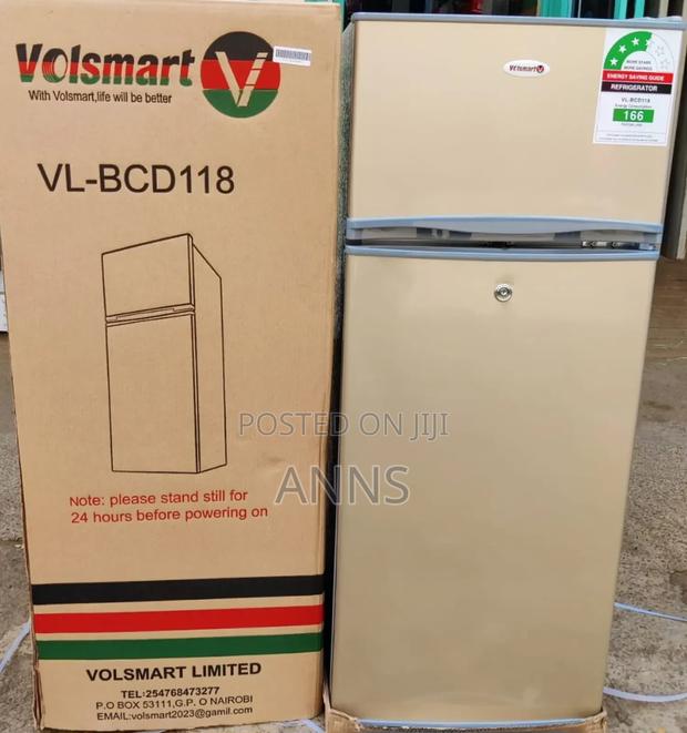 Volsmart 118litres VL- BCD118 Double Door Refrigerator