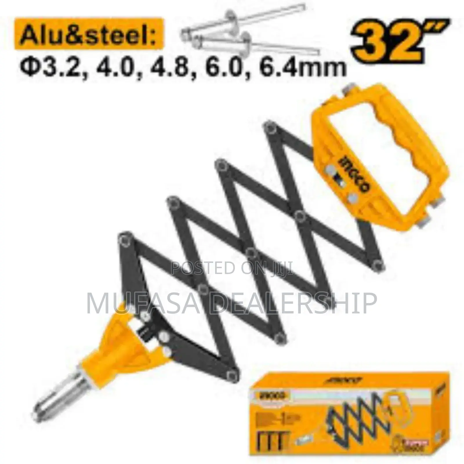Heavy Duty Folding Hand Riveter
