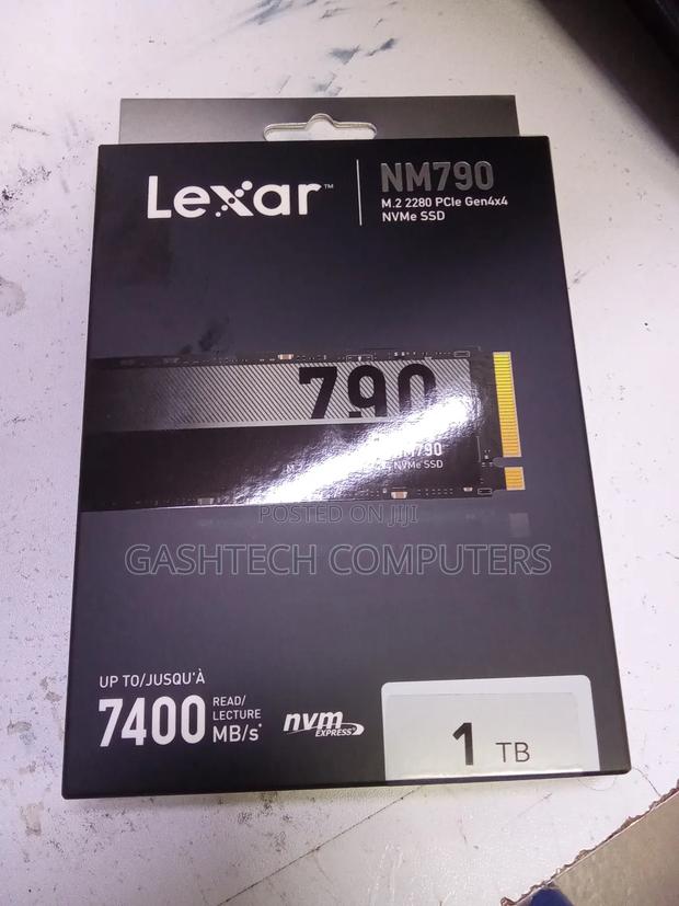Lexar Nm790 M.2 2280 Pcie Gen 4×4 Nvme SSD 1tb [ 7400 Mbps]