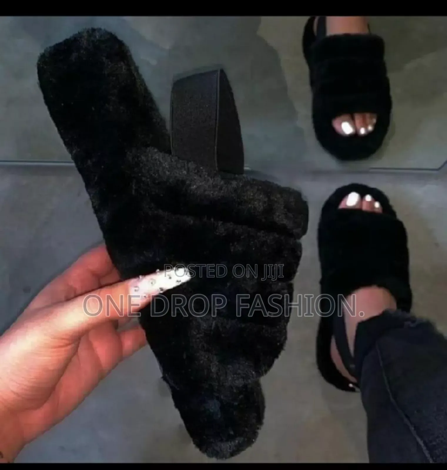 Black Ladies Sandals