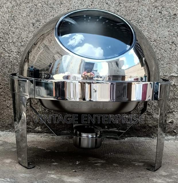 Silver Chaffing Dishes - main view