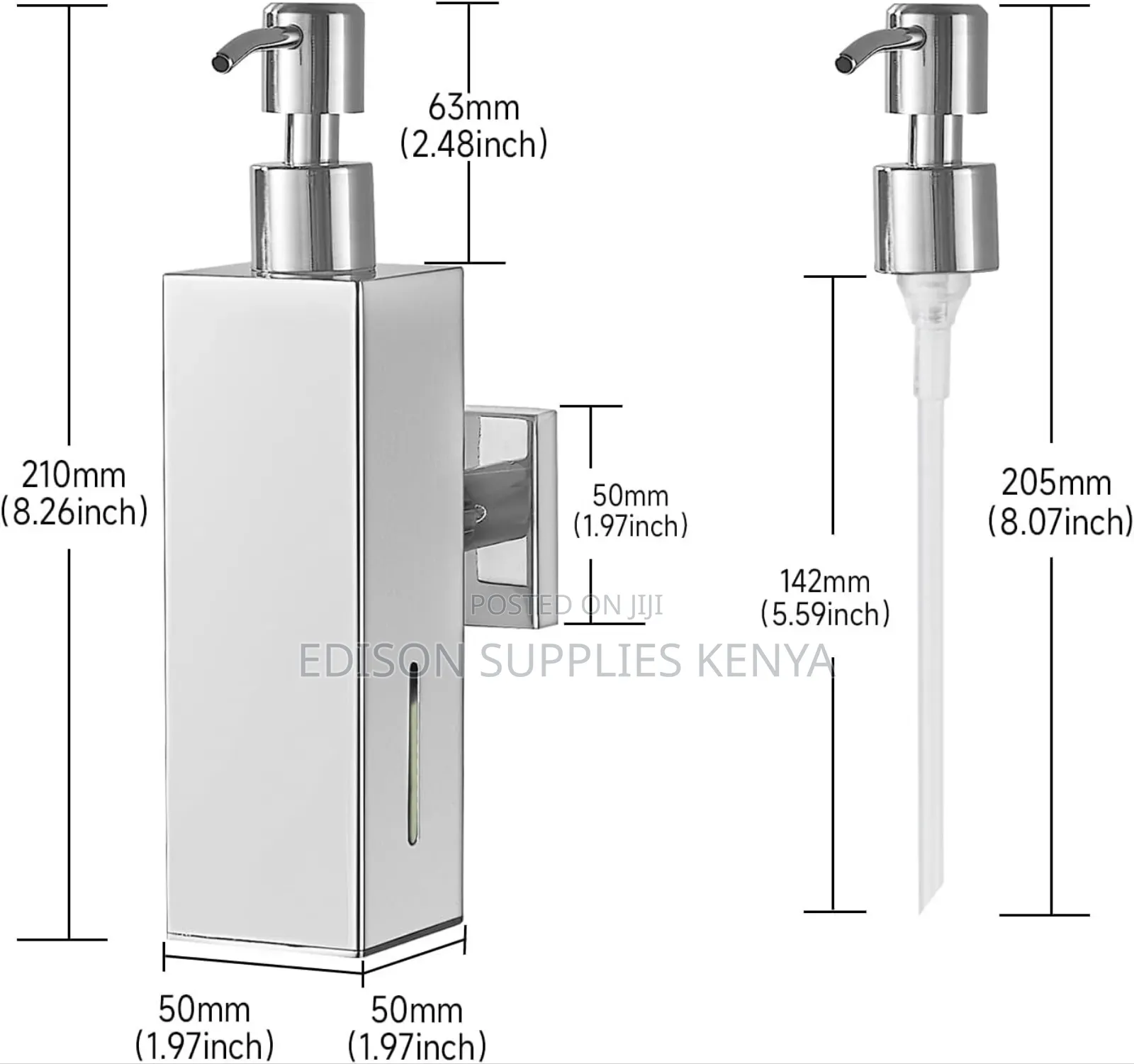 Pump Soap Dispenser Wall-Mounted Deck-Mounted Hand Wash