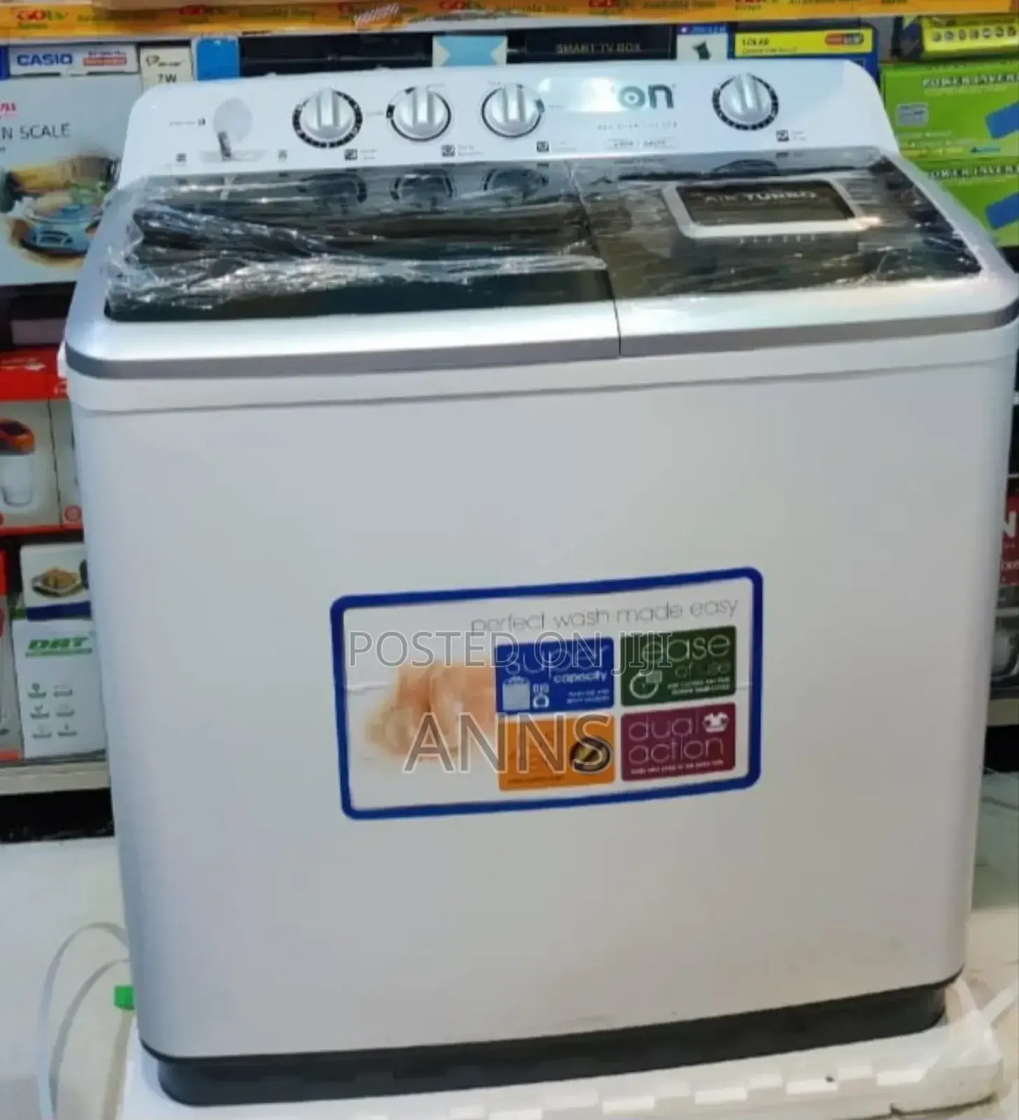Von 13kgs Top Load Wash Spin With Air Dry Washing Machine