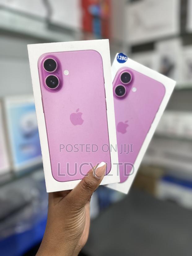 New Apple iPhone 16 128 GB Pink