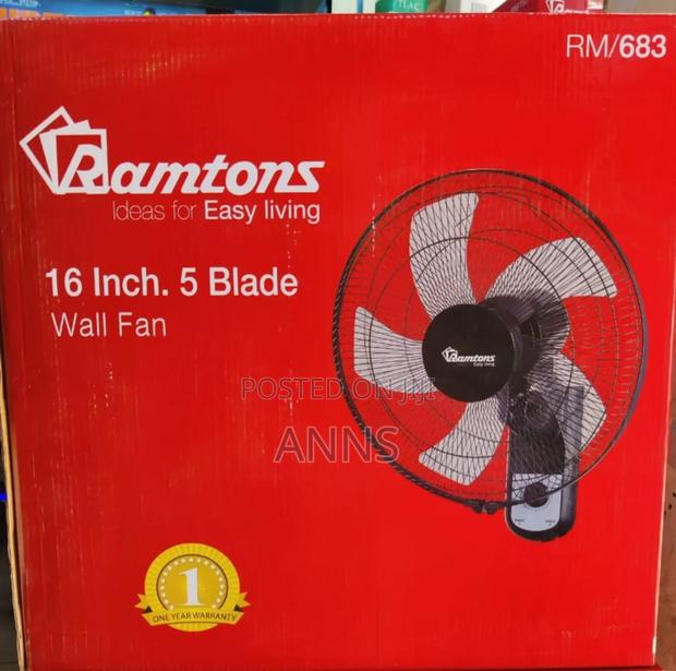 Ramtons 16" 5 Blade Wall Fan - main view