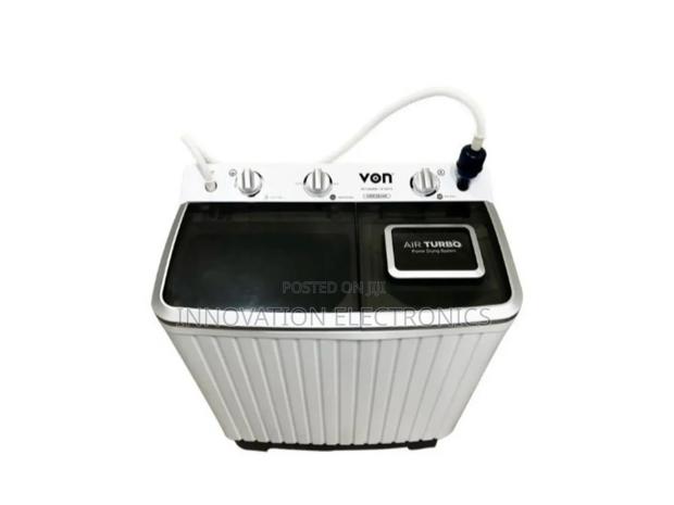 Von 8kg VWM-08ahk Black Washing Machine