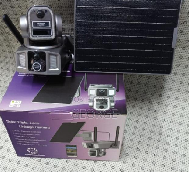 IMPRESSIVE Triple Lens 4g Solar PTZ Camera - main view