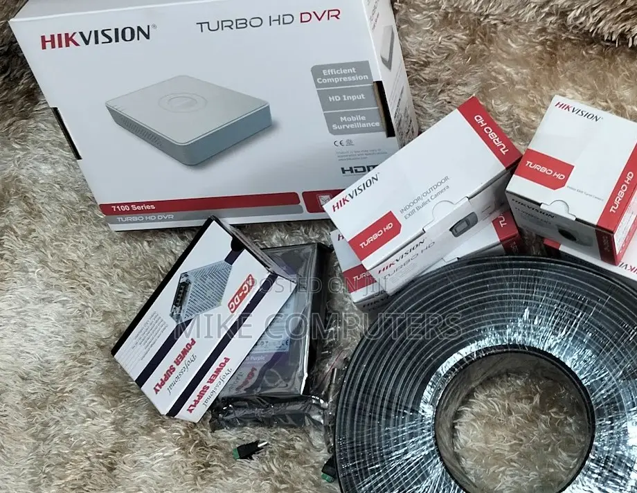 4 Cameras CCTV Hikvision_/4 C New