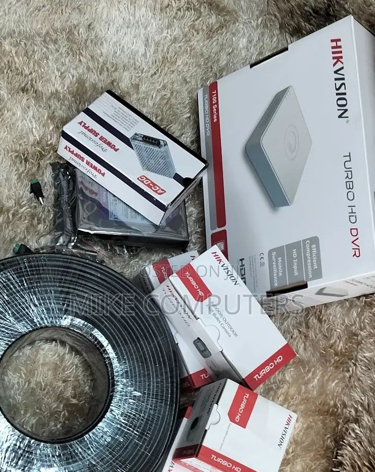 4 Cameras CCTV Hikvision 1080p