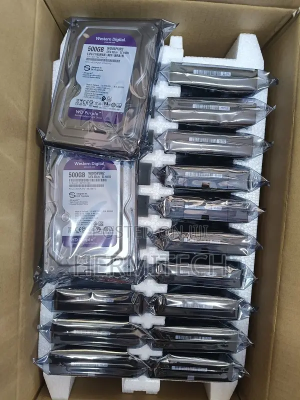 500GB WD Purple Surveillance Hard Drive