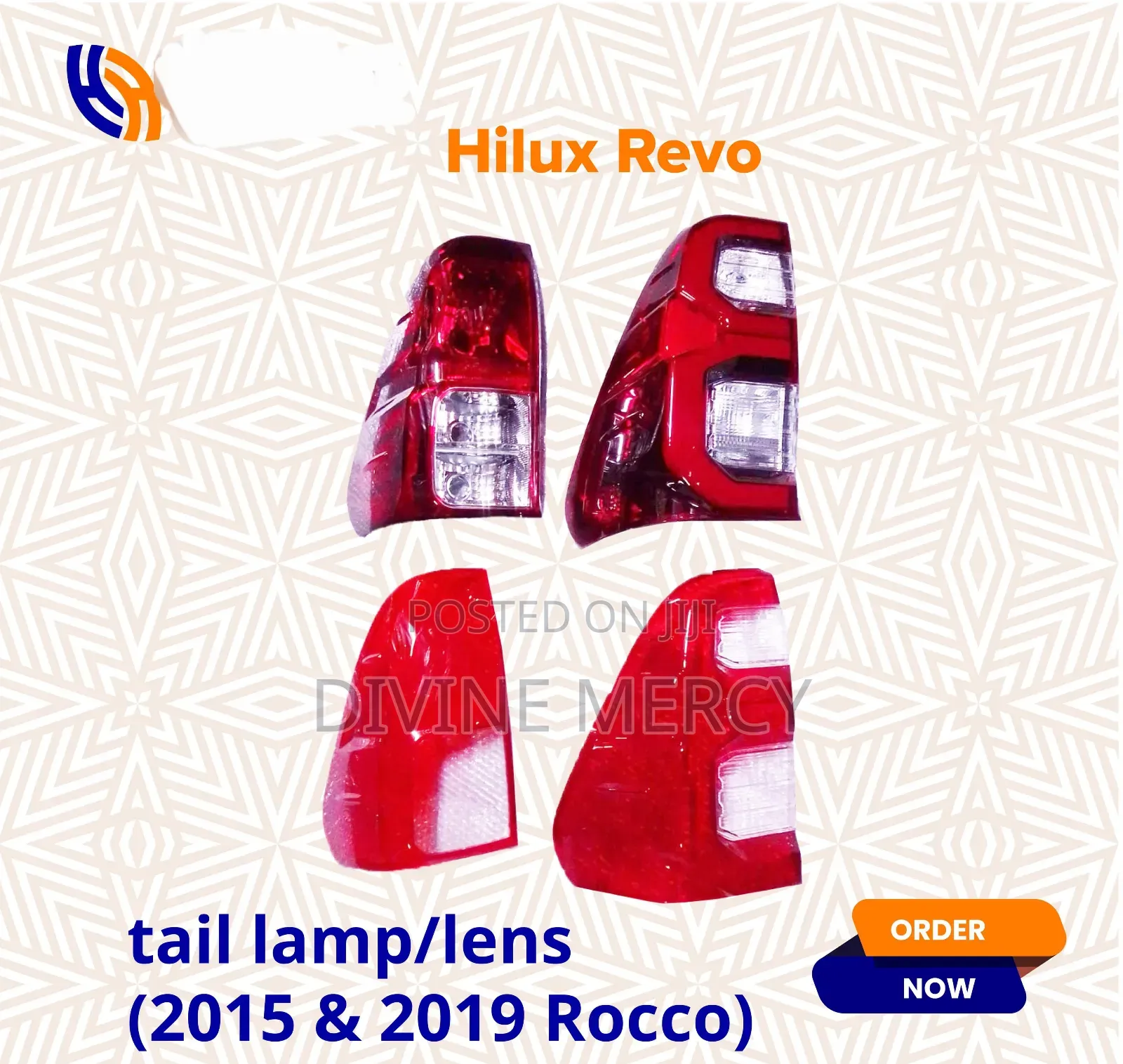 Tail Lamp Lens Hilux Revo