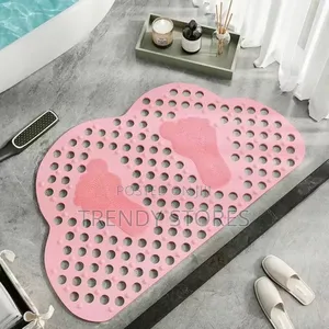 Pink 48*78cm Antislip Bathroom Mat