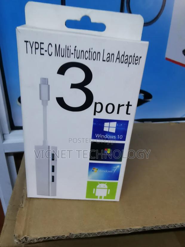 Type C Hub With USB 3.0 and Ethernet