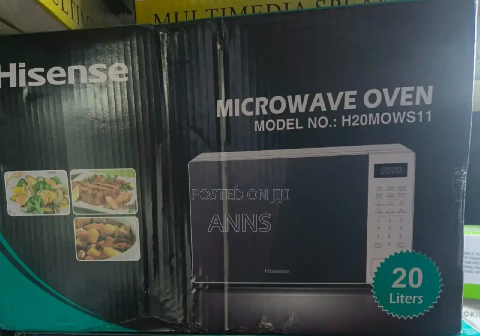 Hisense White Original 20litres Digital Microwave