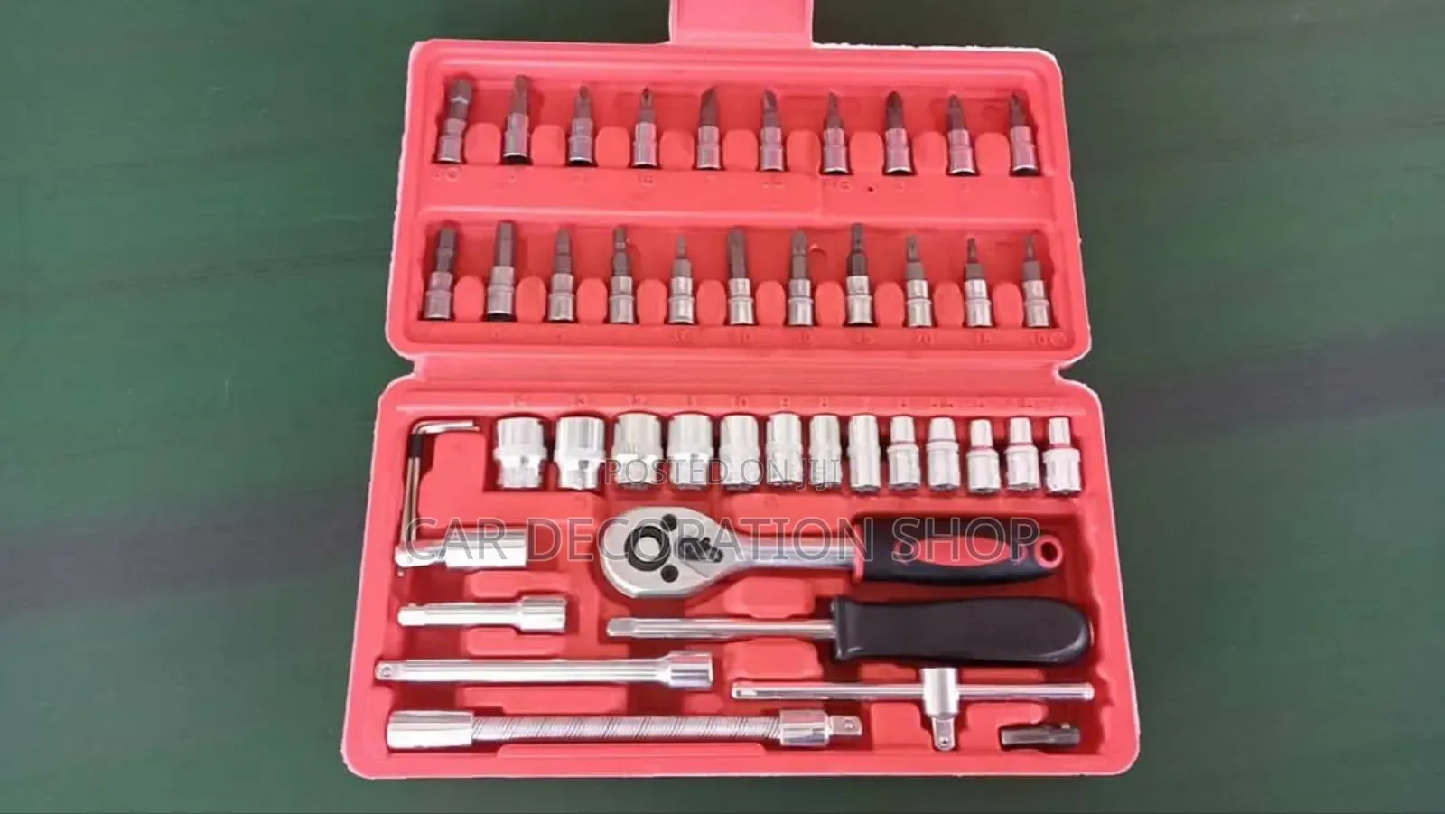 46pcs Chrome Vanadium Socket Wrench