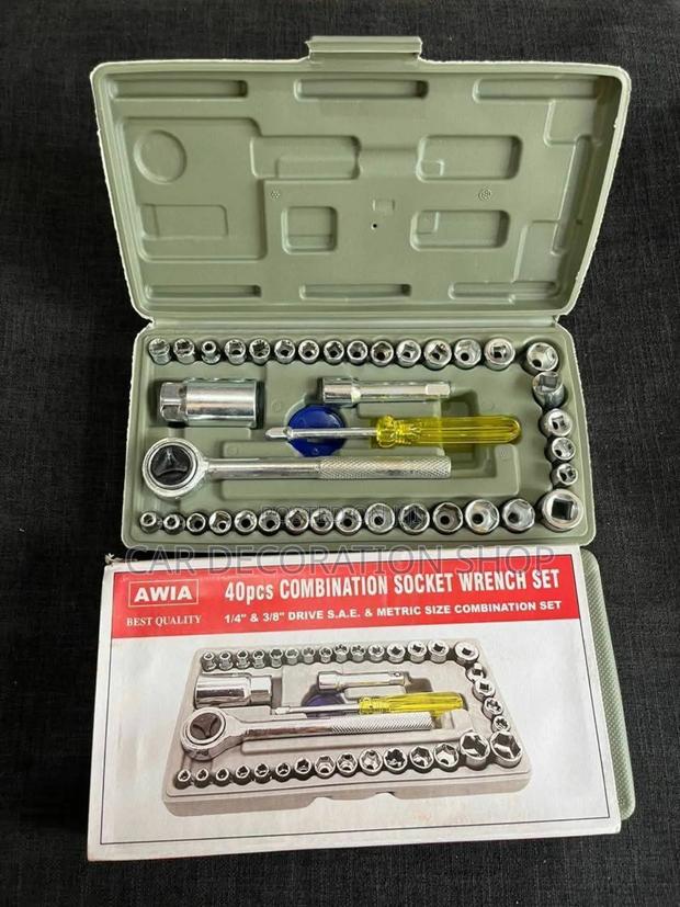 Chrome Vanadium 40pcs Combination Spanner Set - main view