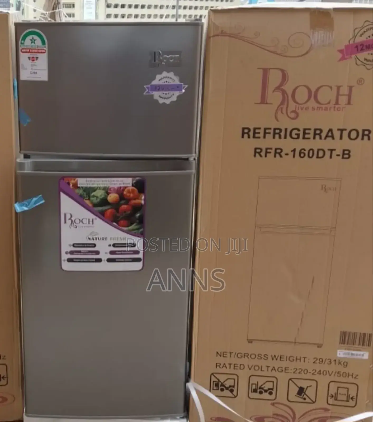 Roch 128litres RFR-160-DT Double Door Refrigerator
