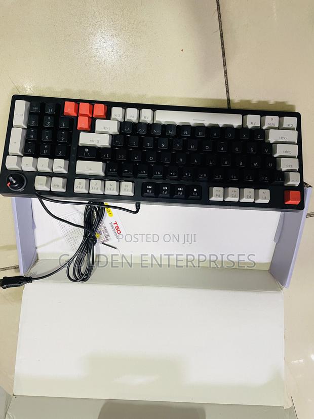 Grey Black Blue Switch Mechanic Keyboard