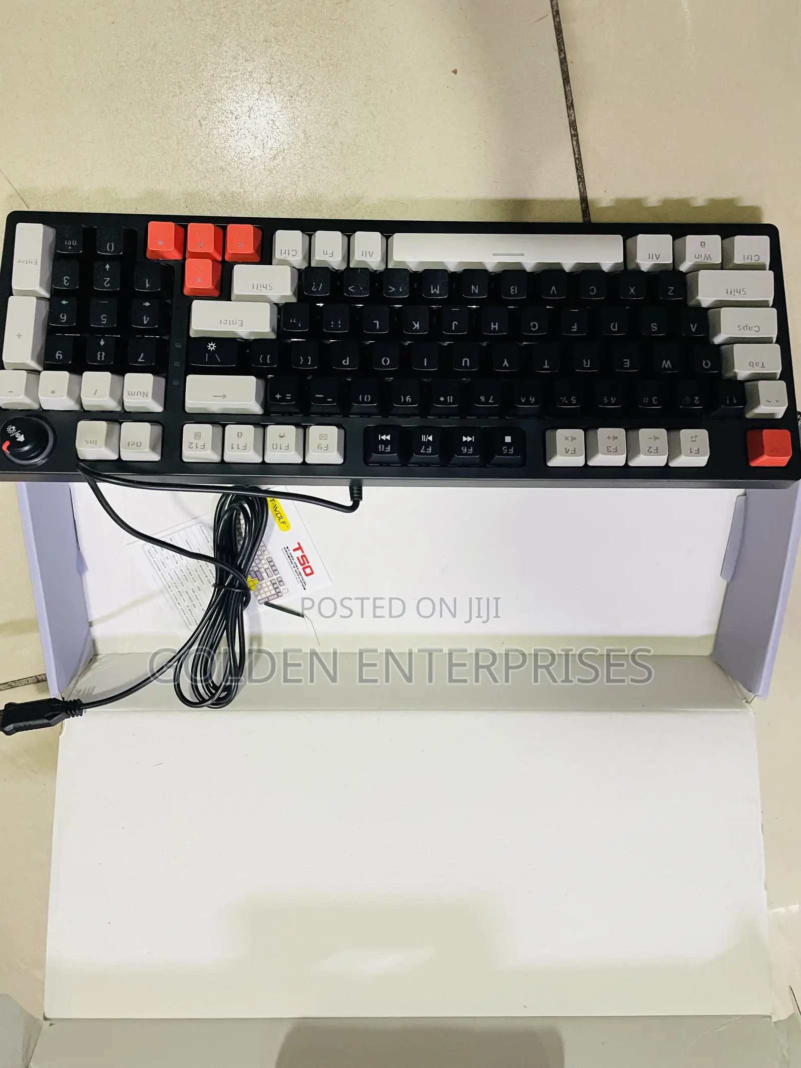 Blue Switch Mechanical Gaming Keyboard With RGB Backlight