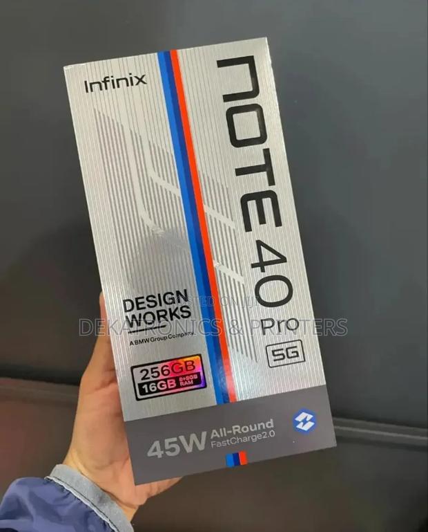 New Infinix Note 40 Pro 5G 256 GB Rose Gold