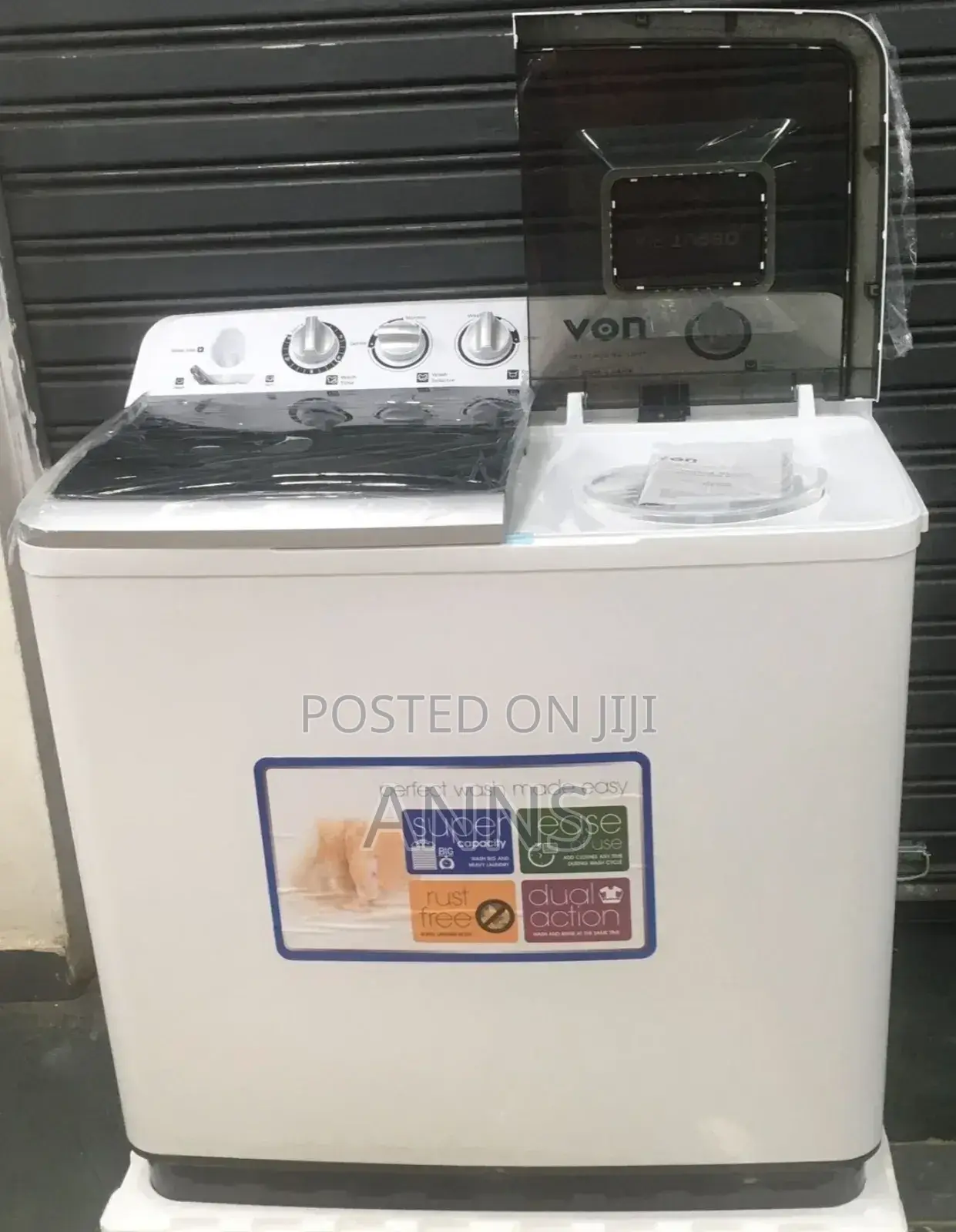 Von 10kgs New Model Top Load Washing Machine With Air Dry