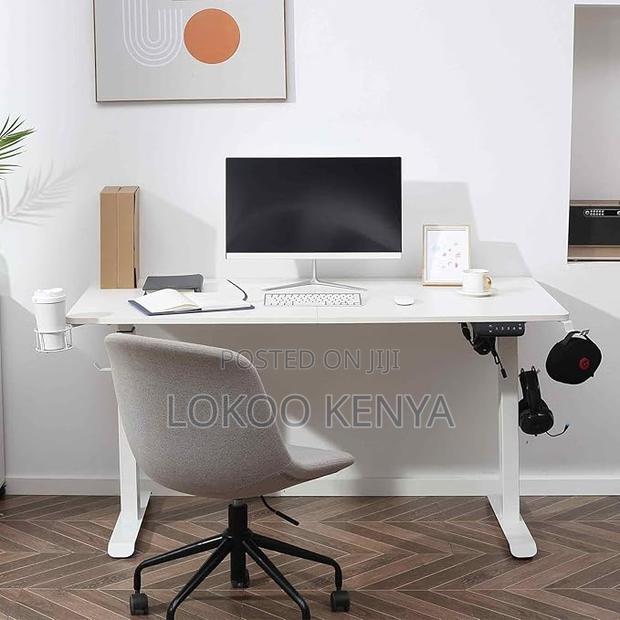 Office Desk: Motorized Electric Adjustable Office Desk - thumbnail 2