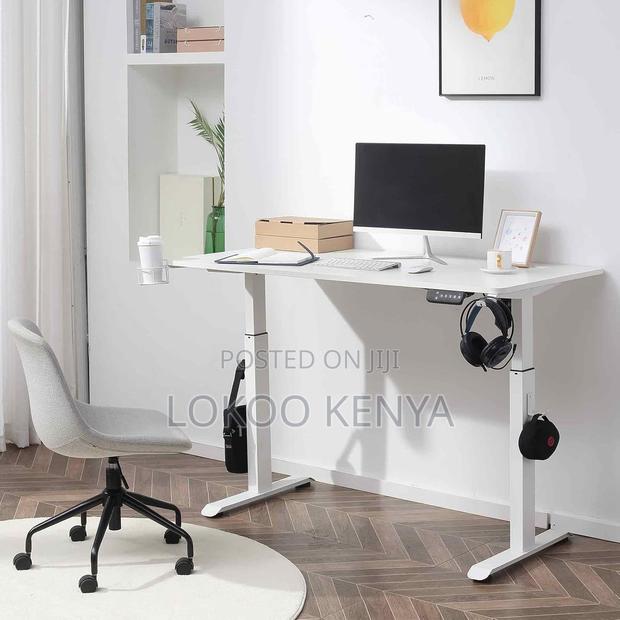Office Desk: Motorized Electric Adjustable Office Desk - thumbnail 3
