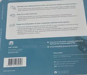 ESET Home Security Antivirus 2025 Edition 2 Devices 1 Year