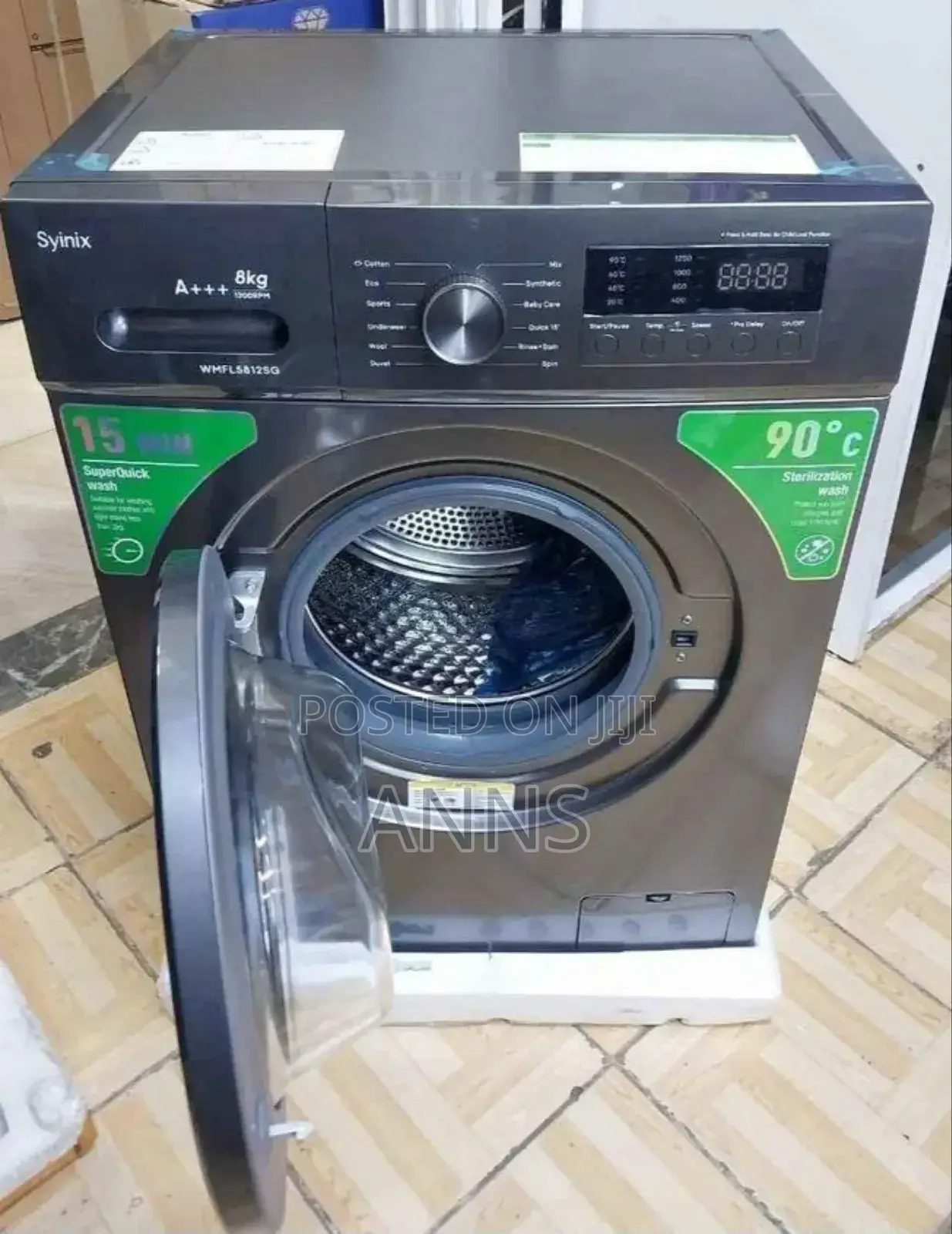 Syinix Front-Load 8kgs Washing Machine