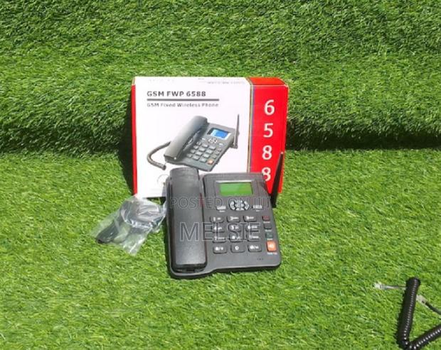 Brand New+ GSM Desk Phone With Dual Sim - main view