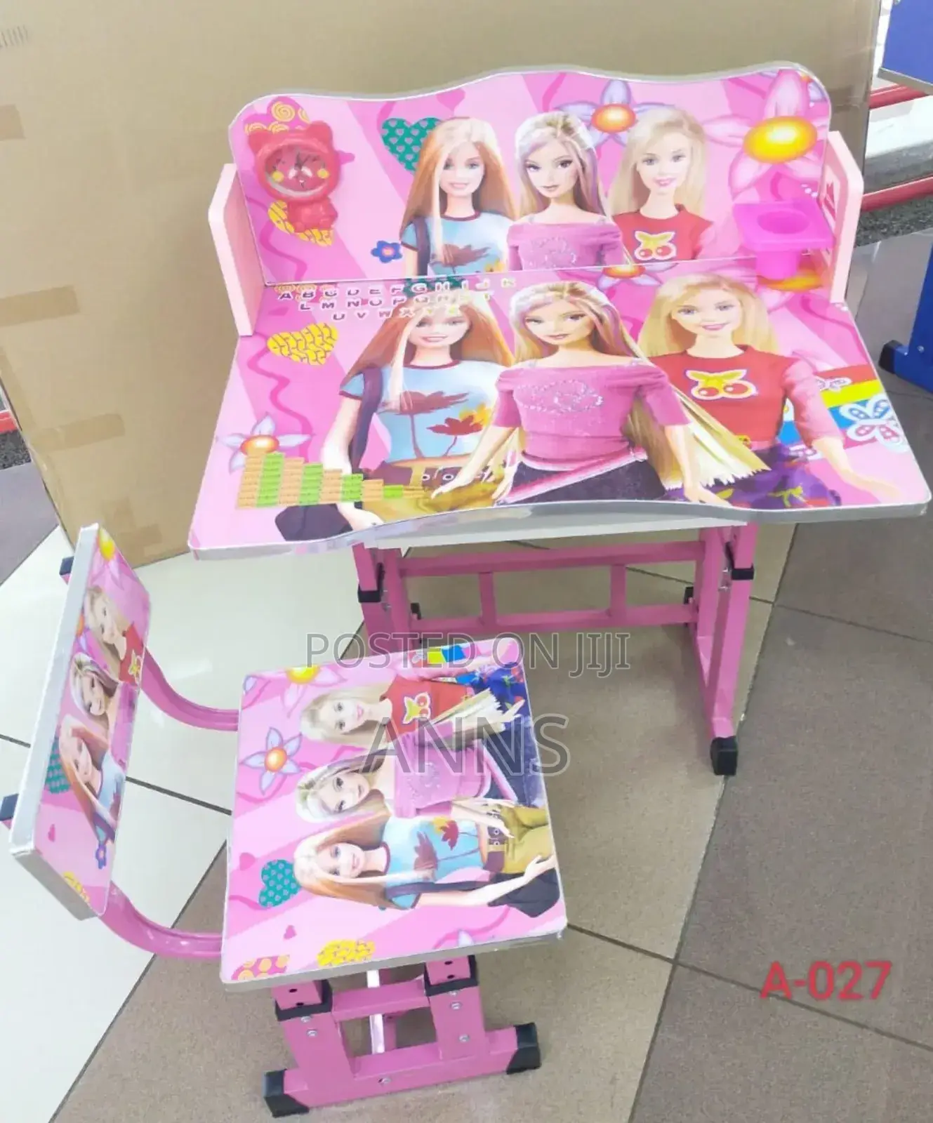 Pink Kids Study Desk