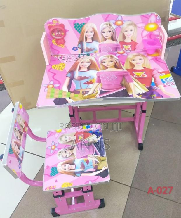 Pink Kids Study Desk